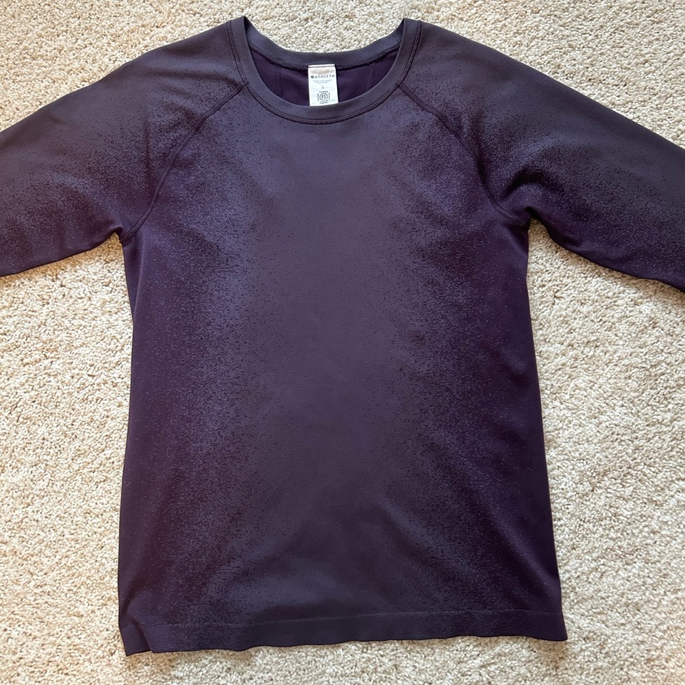 Athleta Women’s Deep Purple Long Sleeve Tee